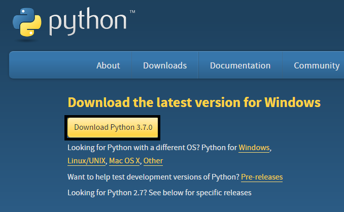  Downloading Python Runtime