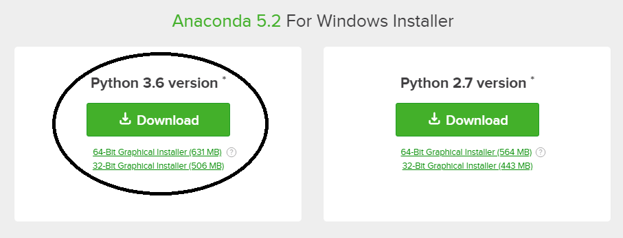 Downloading Anaconda