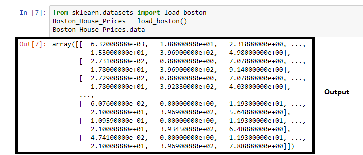Program to Load Boston House Prices Dataset (Inbuilt)