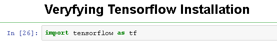 TensorFlow Verification